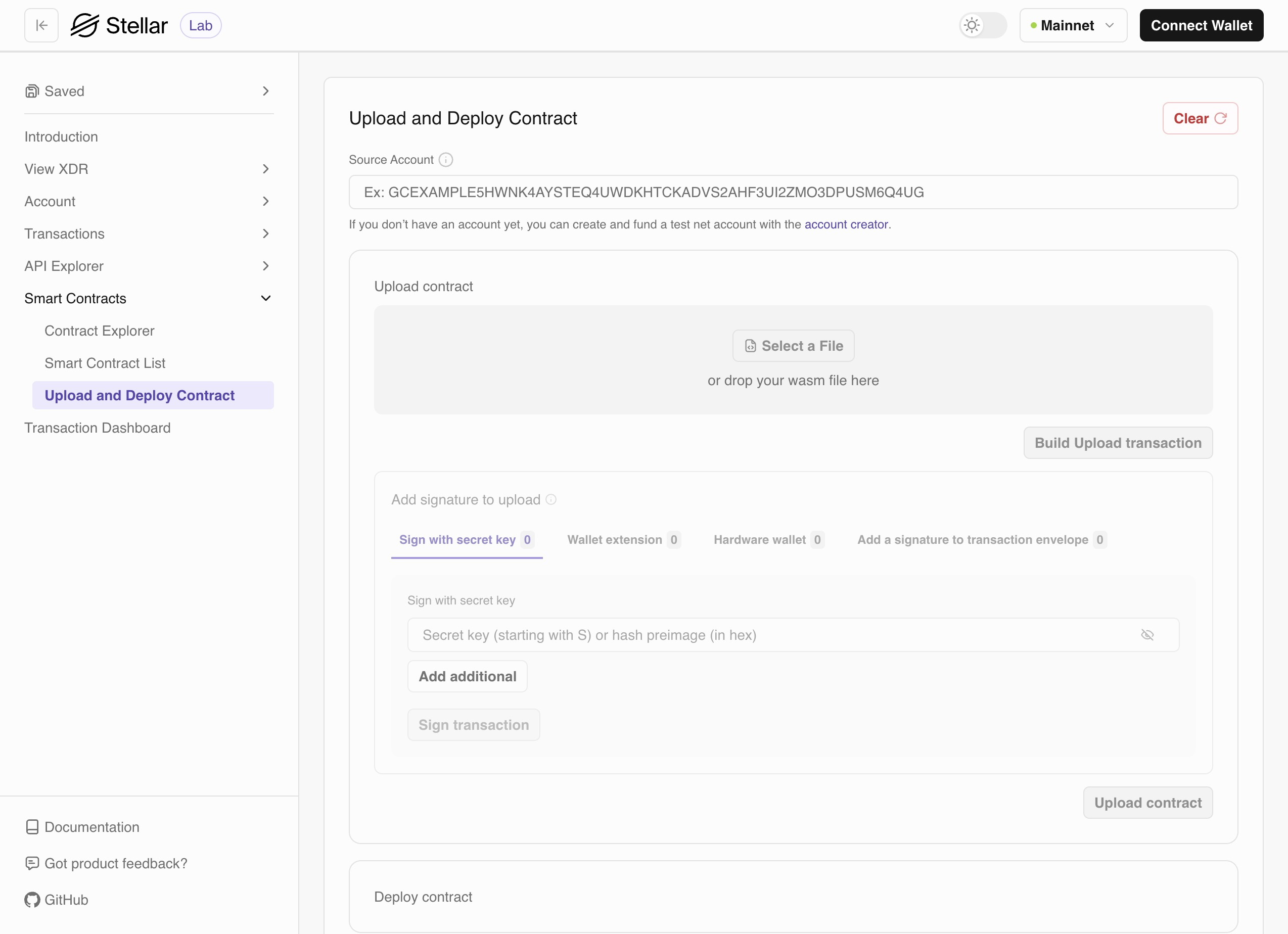 Lab: Contract Explorer